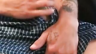 Inked and Masturbating to Ecstasy