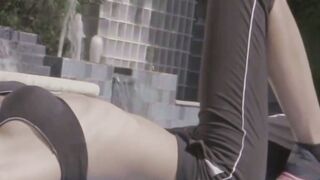 Sultry Splits TS Venus Takes Yoga to the Next Level