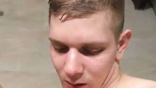 Steamy Sessions Skinny Twinks Get Wet
