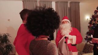 Ebony Goddesss Christmas Wish Fulfilled by My Insatiable Cock