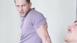 Broke Straight Chick Magnet Zak Bishop ravages Innocent Bottom Roman Todds tight virgin hole