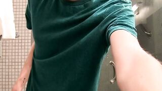 Devastatingly Handsome Dude, Tyler Thayer, Teases His Huge Cock and Blasts His Load