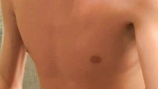 Devastatingly Handsome Dude, Tyler Thayer, Teases His Huge Cock and Blasts His Load