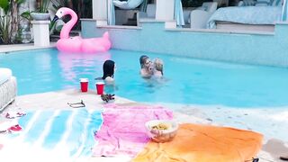 Sultry Poolside Seduction