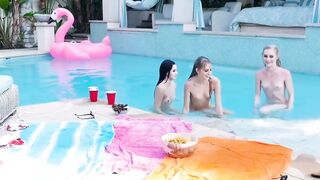 Sultry Poolside Seduction