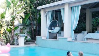 Sultry Poolside Seduction