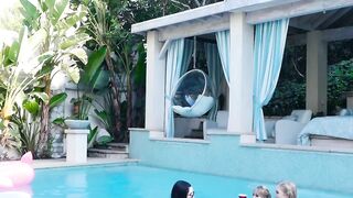 Sultry Poolside Seduction