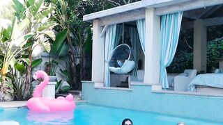Sultry Poolside Seduction