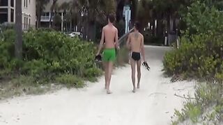 Demolishing the competition Anthony Verusso unleashes his beast on blond jock Travis Stevens