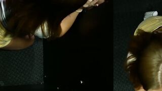Busty Brunette Burns with Interracial Passion