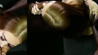 Busty Brunette Burns with Interracial Passion