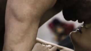 Sleek, Sexy, and Showered Seth Gambles Creamy Cumptuous Threeway