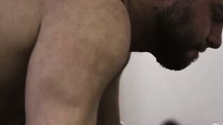 Sleek, Sexy, and Showered Seth Gambles Creamy Cumptuous Threeway