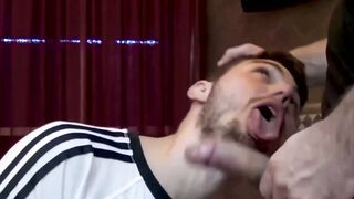 SayUncleNetwork.com - Inked straight dude's submission to a wild jock's raw dick
