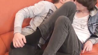 SoleMatesXXX.com  Naughty young gays bareback banging after sensual footjob with l
