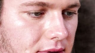 QuartersXXX.com  Ripped Stud with InkCovered Abs Takes Care of Business in Spacious Room