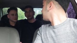 Threeway Tease Dimitri, Luca, and Leo Get Screwed