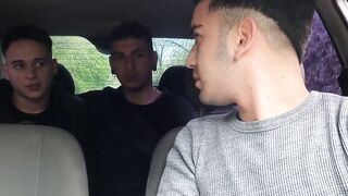 Threeway Tease Dimitri, Luca, and Leo Get Screwed