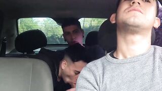 Threeway Tease Dimitri, Luca, and Leo Get Screwed