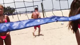 Volleyball Vixens A Beachside Bareback Banger