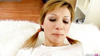 SMALL REDHEAD STEP SISTER HARD ANAL CUMSHOT SEX BY BROTHER