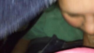 Desperate Teenagers Sneaks Her Bf In Her Room Then Suck His Penis Under The Cover While Parents Inside The Next Room Cum Swallowing