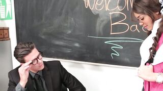 Screaming Professor Cassidy Banks Gets Fucked by Bradley Rem