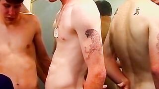 Bromance in Uniform Twinks Terrorized by anal sex