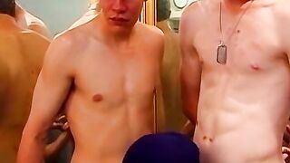 Bromance in Uniform Twinks Terrorized by anal sex
