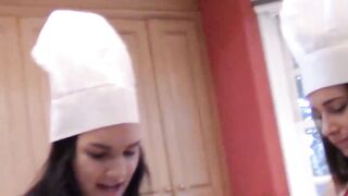 Kitchen Delights 18YearOld Cuties Sizzle in the Kitchen and Sizzle in Bed