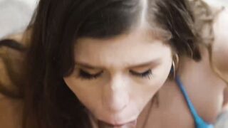 Steamy Summer Sensations Isabel Moon and Payton Avery Get Down with a Hottie