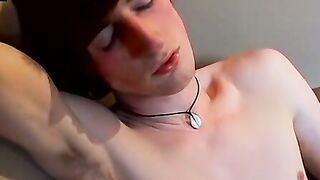 Crafty Jase Bionx jack off and feeds himself with own jizz