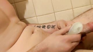 StraightUpSexy.com  Inked Hunky Males Unleash Steamy Solo Sessions