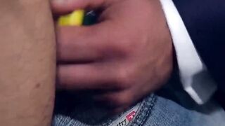 After Hours seduction. Hot gimp gets turned out by this unfathomable fine dude