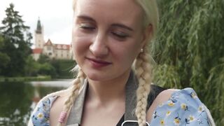 Blonde Bombshell Ashley Wilde Takes on a Thick Cock in Front of Her Jealous Boyfriend