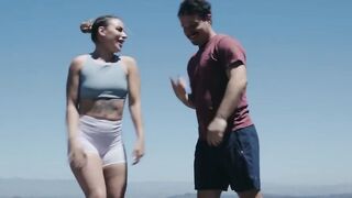 Sweatin and Screamin Anna Claire Clouds Explicit Outdoor Adventure