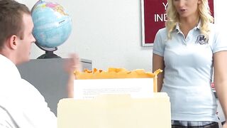 Screaming Slammer Blonde Bombshell Emily Austin Gets Rammed by Hunky Coach TJ Cummings