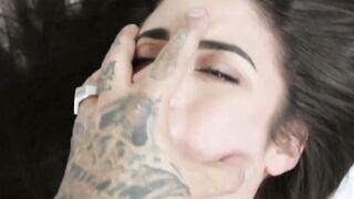 Bound and Begging for More Jasmine Vegas LeatherLaced Seduction