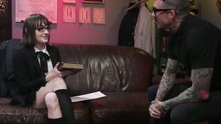 The Preachers Secret A Trans Temptress Swallows it All
