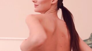 Seductive Delights A Ponytailed Siren Unleashed