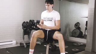 Sweaty Sessions Marcus McNeil and Angel Elias Heat Up the Gym