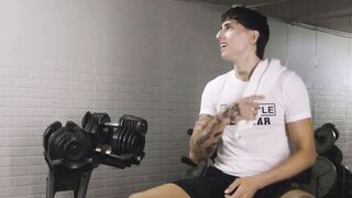 Sweaty Sessions Marcus McNeil and Angel Elias Heat Up the Gym