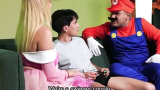 The Mushroom Kingdom gangbang When Princess Peach gets down with Guybrush Threepwood