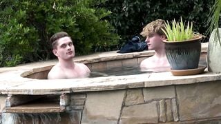 Poolside Seduction Jay Tee Takes Twink Skylar Finch