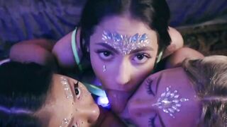 GroupSlutPlay.com  Paisley Paige and Melody Foxx Slay the Game with Insatiable Thirst for Cum