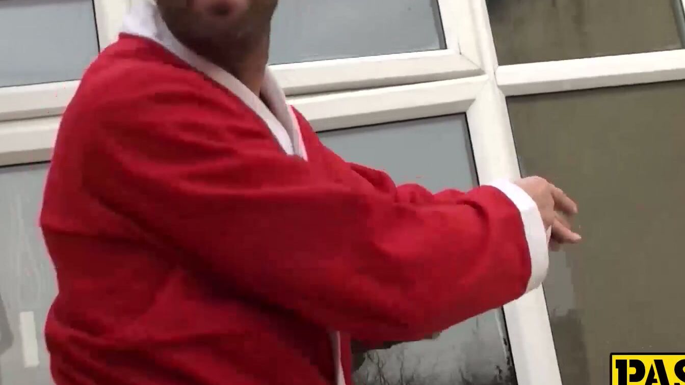 Santas Little Helper Takes a Sleigh Ride...of Punishment!