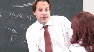 Sultry Student sleev act taking not one  but five  Load of Cum!