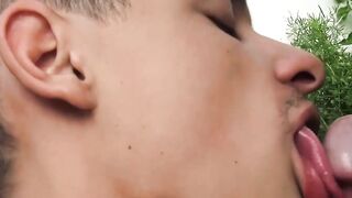 Bearded Desire Felixs tender mouth Worshiped by Mauris