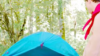 Tent Repair Turned Orgy Overhaul When Grey Golds Leaking Cock Meets Colton McKeons Quick Fix