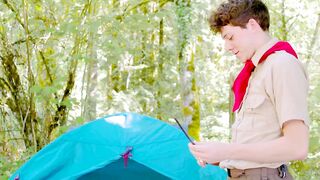 Tent Repair Turned Orgy Overhaul When Grey Golds Leaking Cock Meets Colton McKeons Quick Fix